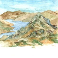 Cairn Watercolour #1 - Ben A'an - A4 glossy Print